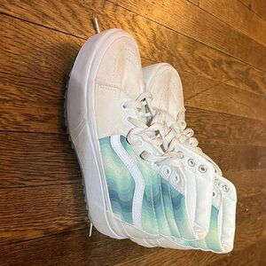 Vans White High-Top Sneakers